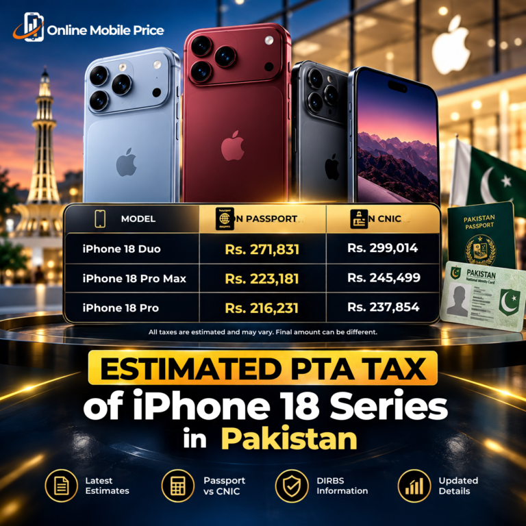 iPhone 18 Series PTA Tax in Pakistan – Passport vs CNIC